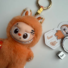 Load image into Gallery viewer, ‘PUMPKIN’ ‘J’ PIN FOR LOVE (MINI) BOOM BESPOKE LABUBU
