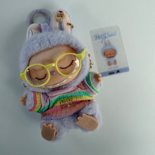 Load image into Gallery viewer, ‘STRIPES &amp; GLASSES’ ZIZI CREAM HAT BOOM BESPOKE LABUBU
