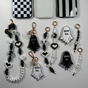 GHOST HIM WHITE BOOM BESPOKE BAG CHARM/KEYRING