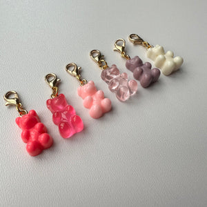 SET OF 6 ´PINK’ GUMMY BEAR CHARMS BY BOOM BESPOKE