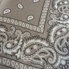 Load image into Gallery viewer, ‘TEA’ TAUPE FINE KNIT BANDANA SCARF
