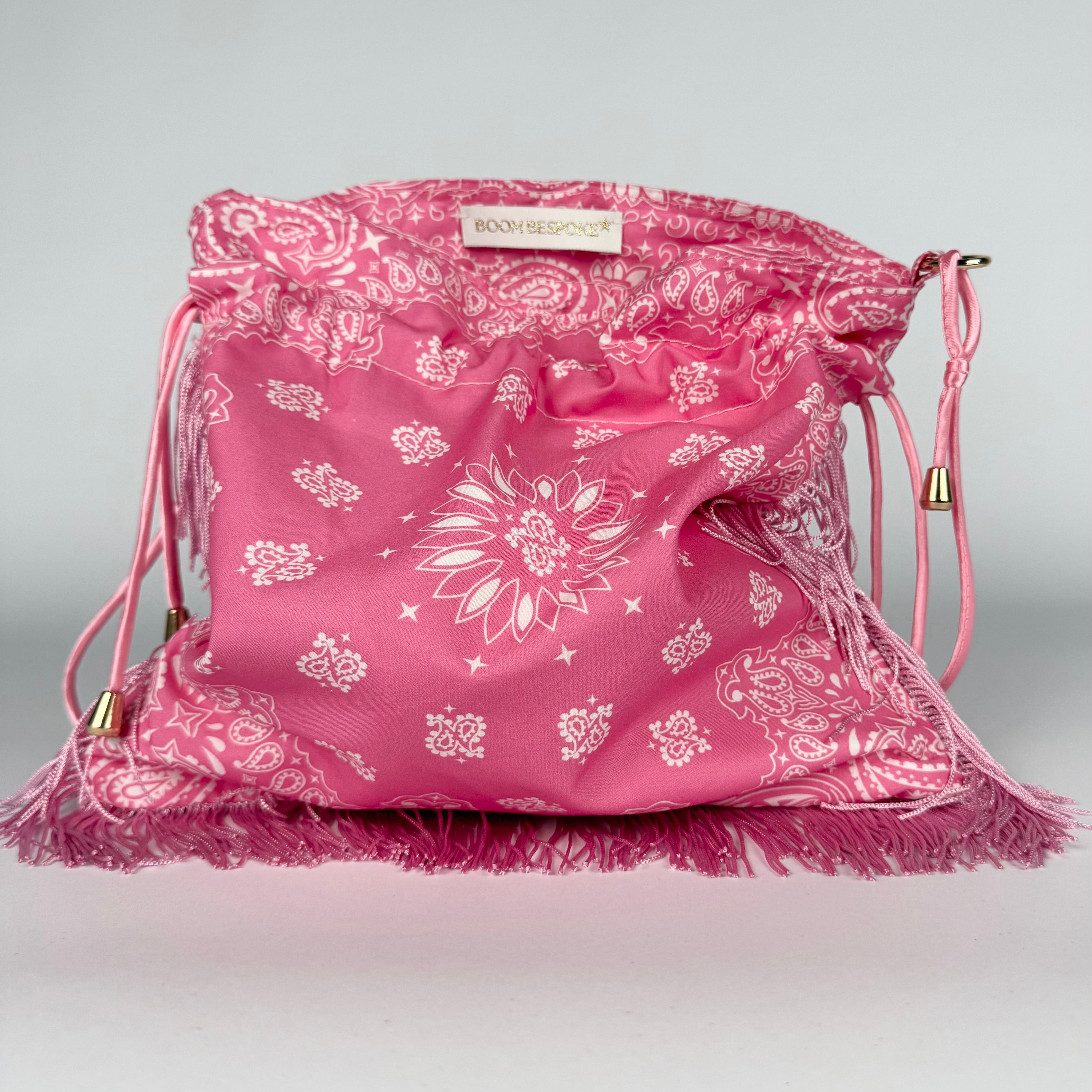 'PRINCESS' PINK BANDANA POUCH BAG