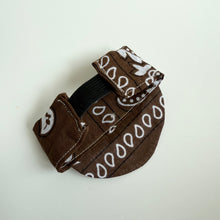 Load image into Gallery viewer, BROWN BANDANA LABUBU BOOM HAT
