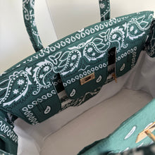 Load image into Gallery viewer, ‘PINE’ BANDANA BAG BY BOOM BESPOKE
