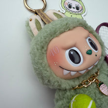 Load image into Gallery viewer, ‘PINK WIMBLEDON’ GREEN GRAPE  BOOM BESPOKE LABUBU
