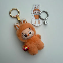 Load image into Gallery viewer, ‘PUMPKIN’ ‘J’ PIN FOR LOVE (MINI) BOOM BESPOKE LABUBU
