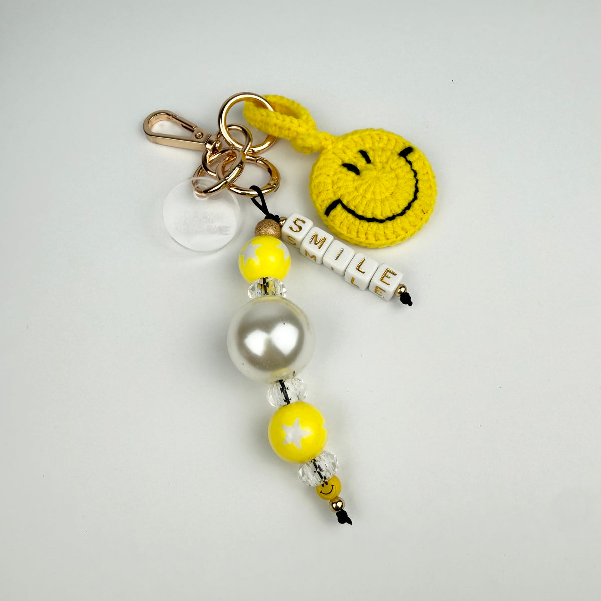 THE SMILEY BOOM BESPOKE BAG CHARM
