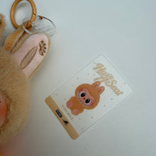 Load image into Gallery viewer, ‘TRICK’ SWAROVSKI PUMPKIN BABA HAVE A SEAT BOOM BESPOKE LABUBU
