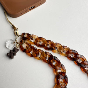 ‘CHIC CHOCO’  BOOM BESPOKE PHONE CHAIN CHARM