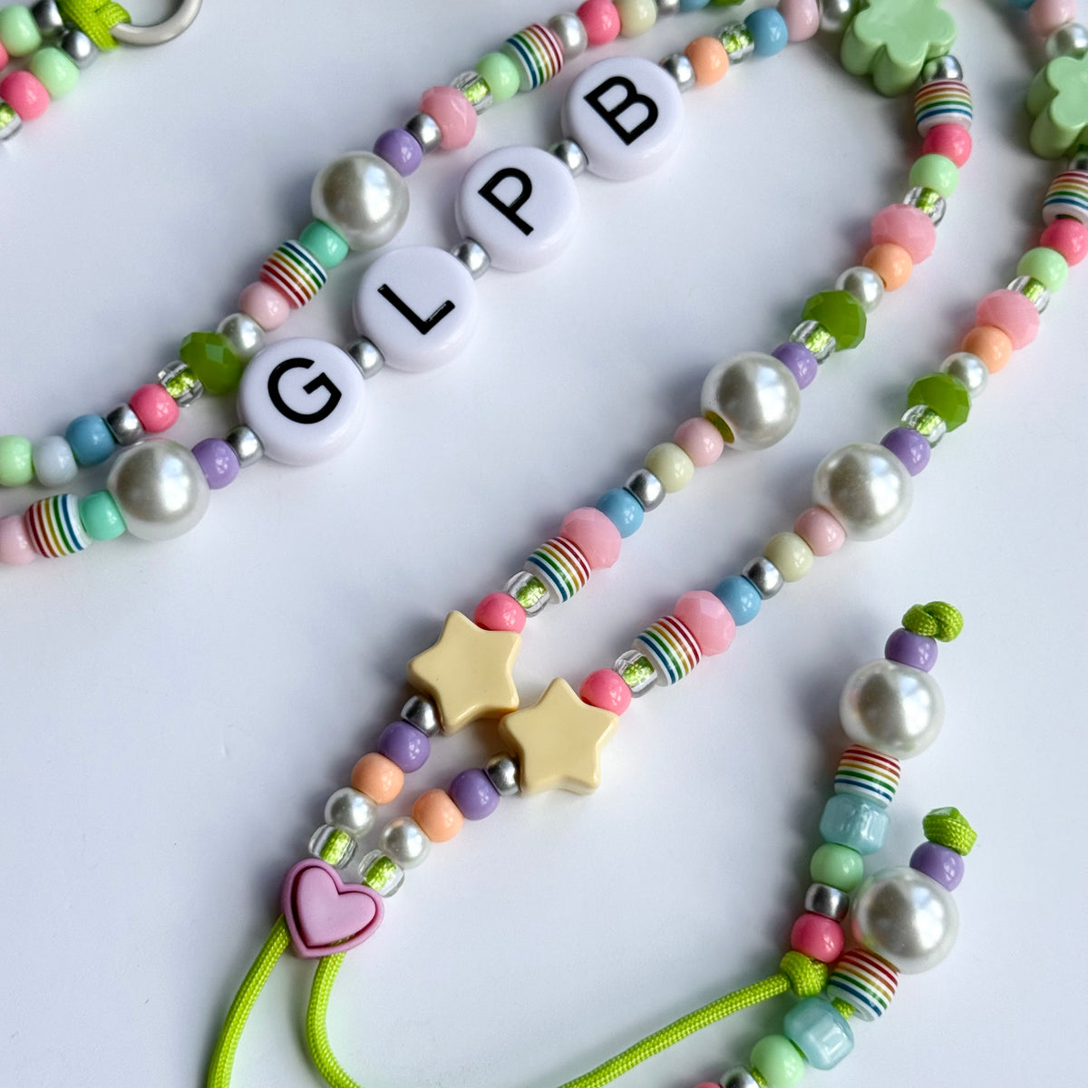 ‘SPRING’ CHUNKY PASTEL CROSSBODY PHONE STRAP