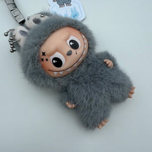 Load image into Gallery viewer, ‘CUSTOM TEXT’ ‘W’ PIN FOR LOVE (MINI) BOOM BESPOKE LABUBU
