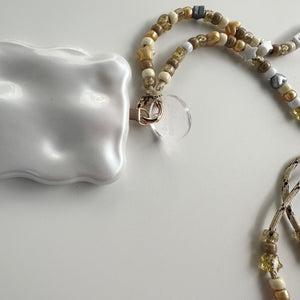 ‘SAND’ NUDE TONES ADJUSTABLE CROSSBODY PHONE STRAP