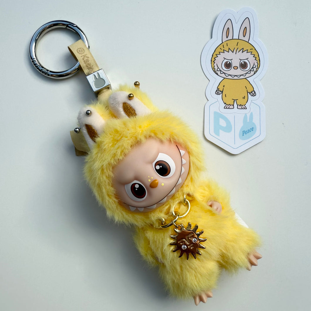 ´SUNSHINE’ ‘P’ PIN FOR LOVE (MINI) BOOM BESPOKE LABUBU