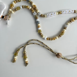 ‘SAND’ NUDE TONES ADJUSTABLE CROSSBODY PHONE STRAP