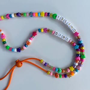 ‘VITAMIN C’ ORANGE ADJUSTABLE CROSSBODY PHONE STRAP