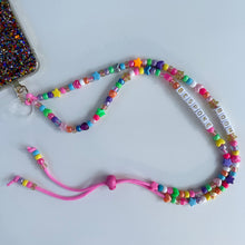 Load image into Gallery viewer, ‘BUBBLEGUM’ PINK ADJUSTABLE CROSSBODY PHONE STRAP
