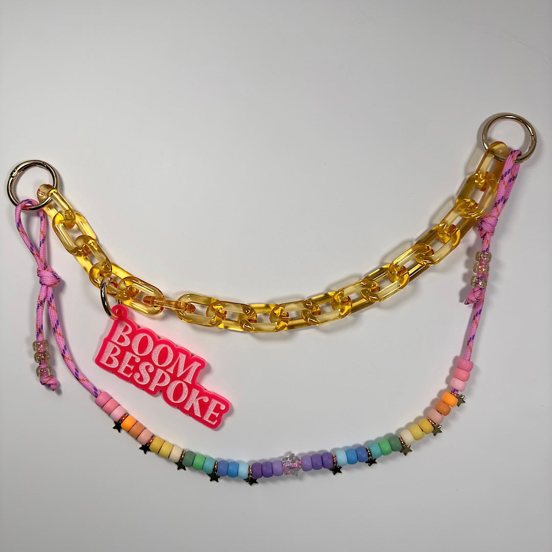 Chain bag charm on sale