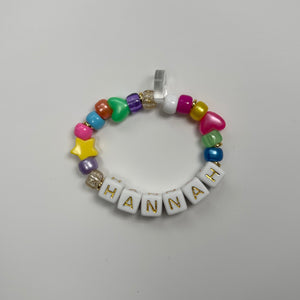 "BESPOKE" BEADED ELASTIC BRACELET