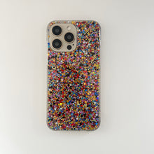Load image into Gallery viewer, GLITTER CONFETTI IPHONE CASE

