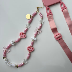 ´BALLERIN’ PINK BOOM BESPOKE PHONE BEADS