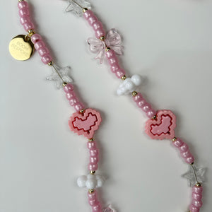 ´BALLERIN’ PINK BOOM BESPOKE PHONE BEADS