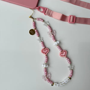 ´BALLERIN’ PINK BOOM BESPOKE PHONE BEADS