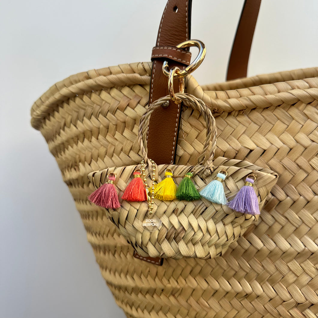 ‘PASTEL BOOMBOW’ BASKET BOOM BESPOKE BAG CHARM