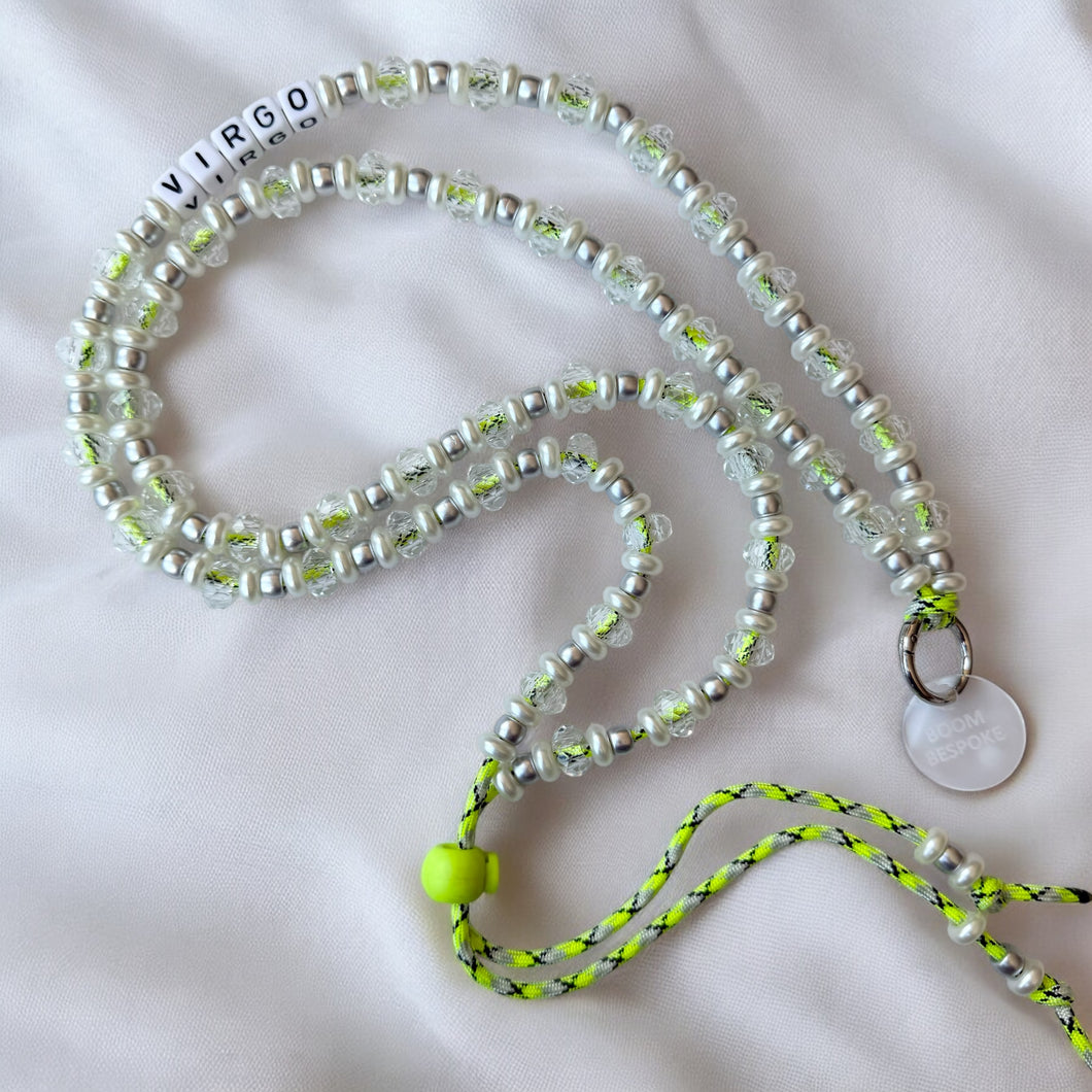 ´ICED OPULENCE’ CRYSTAL ADJUSTABLE CROSSBODY PHONE STRAP