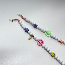 Load image into Gallery viewer, &quot;SMILE PASTELS&quot; BOOM BESPOKE BEADED SUNGLASSES CHAIN
