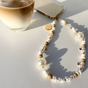 "ICED LATTE" BOOM BESPOKE PHONE BEADS