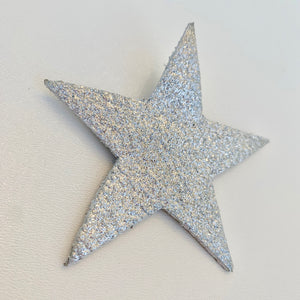 SILVER GLITTER "YOU STAR" TRAINER TAG