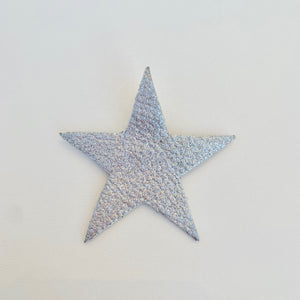 SILVER GLITTER "YOU STAR" TRAINER TAG