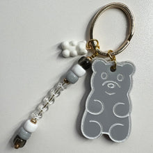 Load image into Gallery viewer, “BOOM BEAR&quot; GREY BOOM BESPOKE KEYRING
