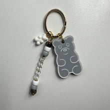 Load image into Gallery viewer, “BOOM BEAR&quot; GREY BOOM BESPOKE KEYRING
