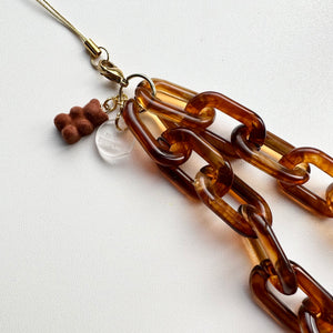 ‘CARAMEL’ BOOM BESPOKE PHONE CHAIN CHARM