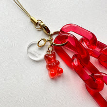 Load image into Gallery viewer, ‘CHERRY’ BOOM BESPOKE PHONE CHAIN CHARM
